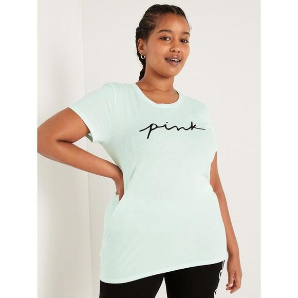 Victoria's Secret PINK SHORT SLEEVE PERFECT T-SHIRT - Picture 1 of 3